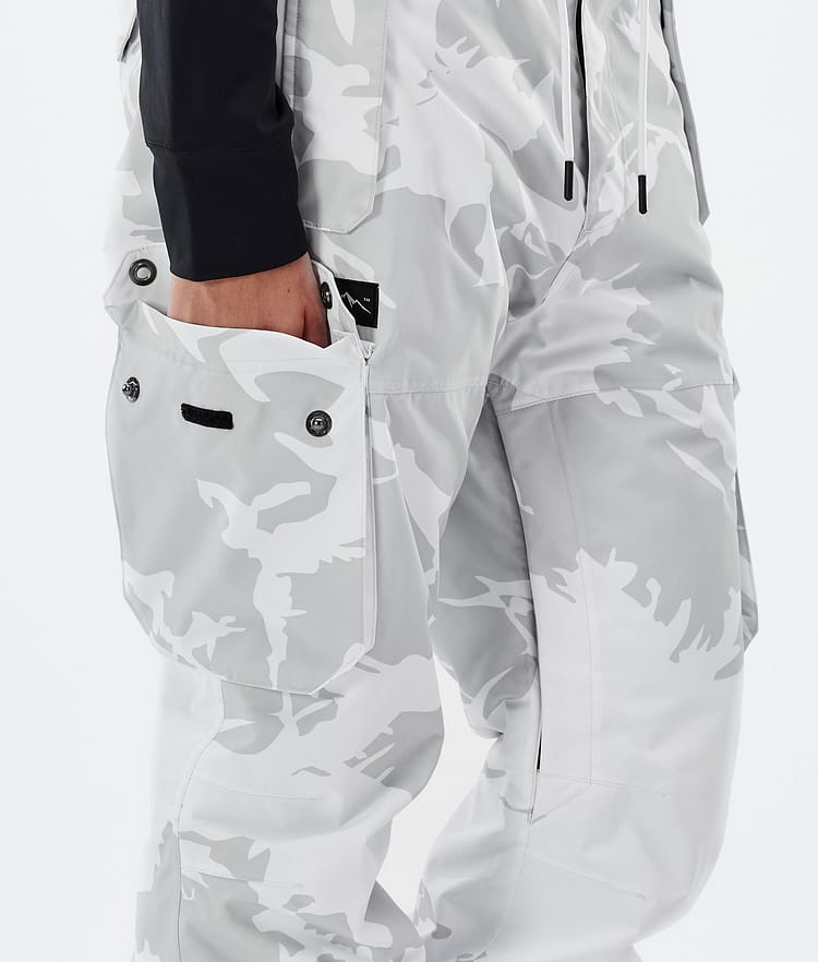 Dope Iconic W Ski Pants Women Grey Camo