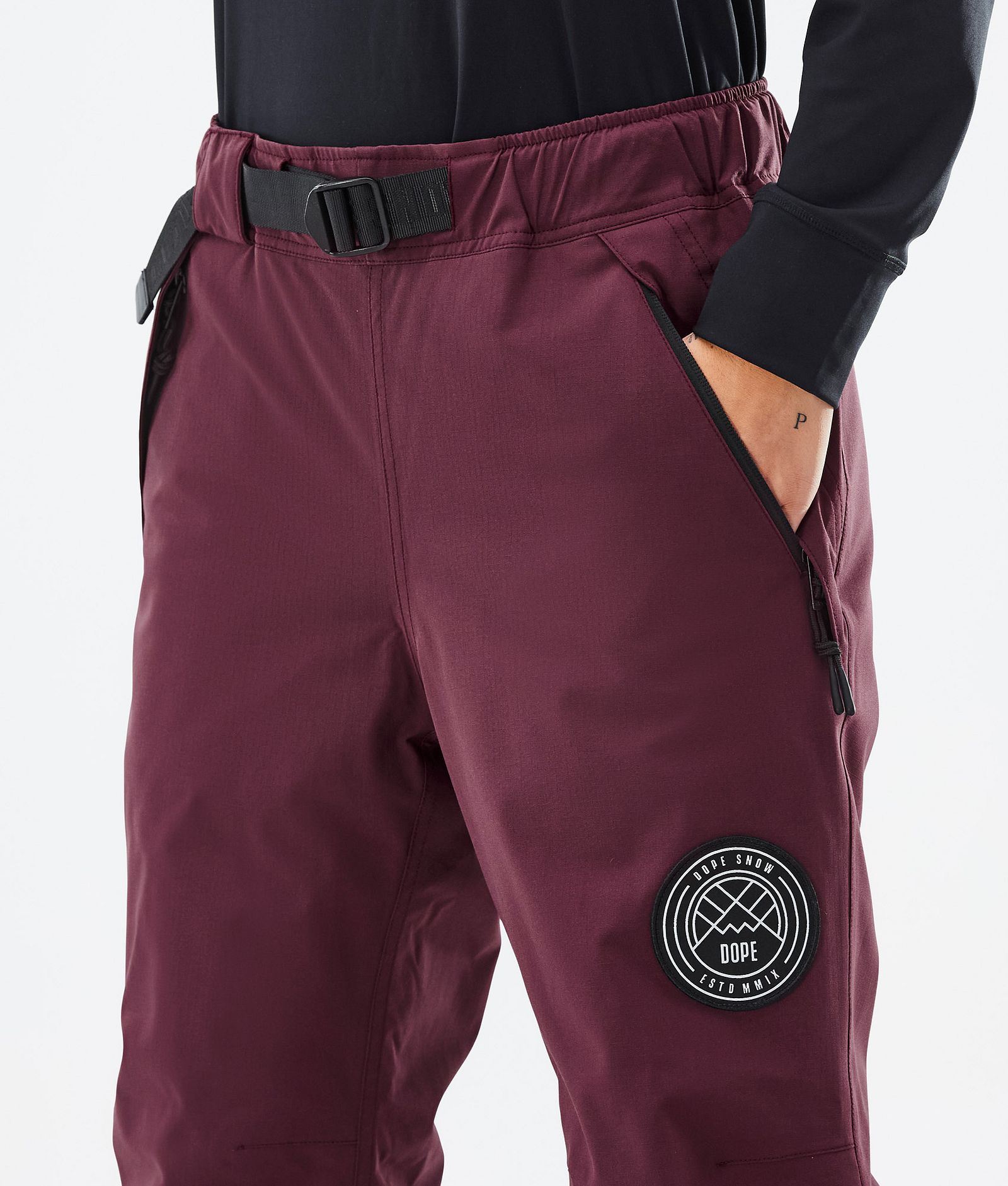 Blizzard W 2022 Ski Pants Women Burgundy, Image 4 of 4