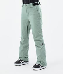 Dope Con W 22 Snowboardbyxa Dam Faded Green