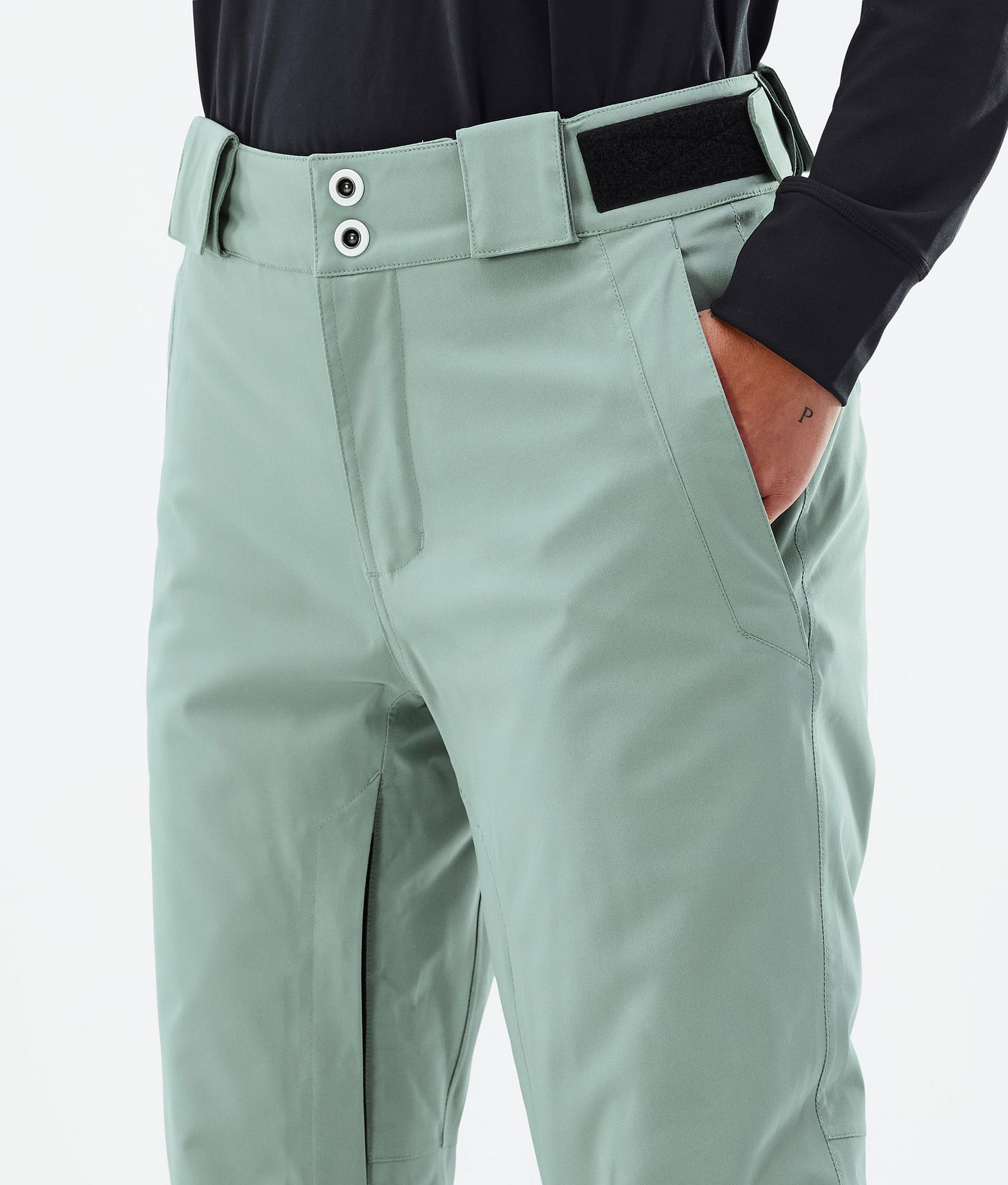 Con W 2022 Pantalon de Ski Femme Faded Green, Image 4 sur 5