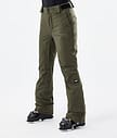 Con W 2022 Skidbyxa Dam Olive Green
