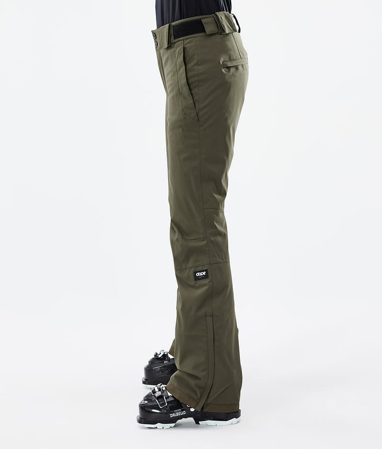 Con W 2022 スキーパンツ レディース Olive Green, 画像2 / 5