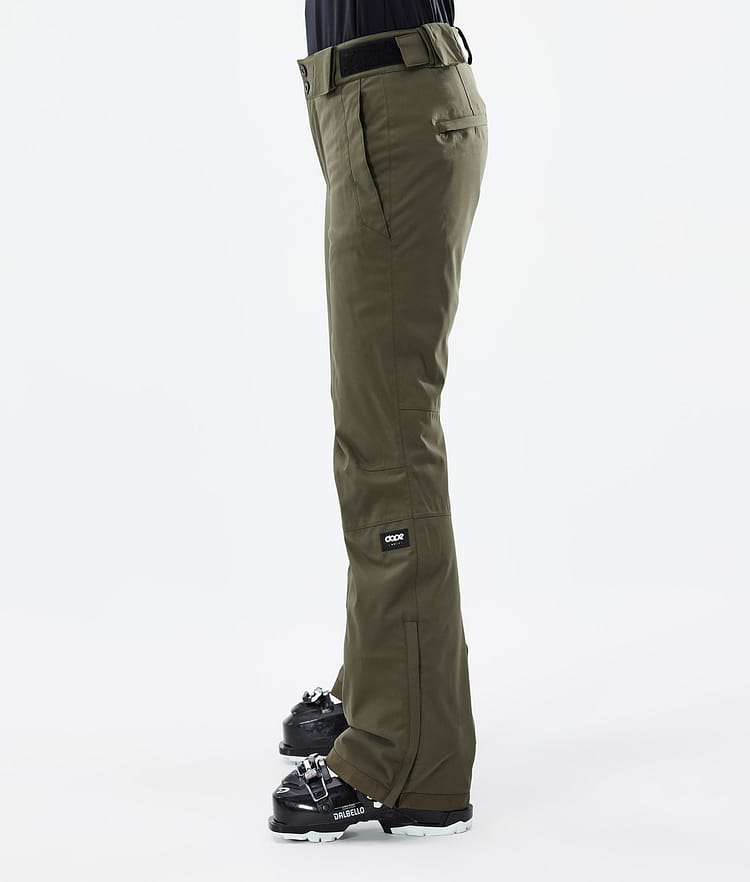 Con W 2022 Skihose Damen Olive Green