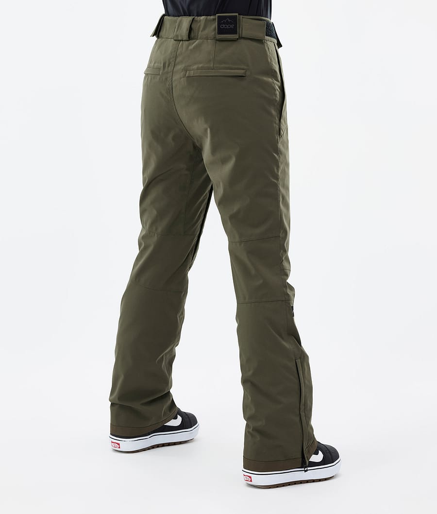 Con W 2022 Kalhoty na Snowboard Dámské Olive Green