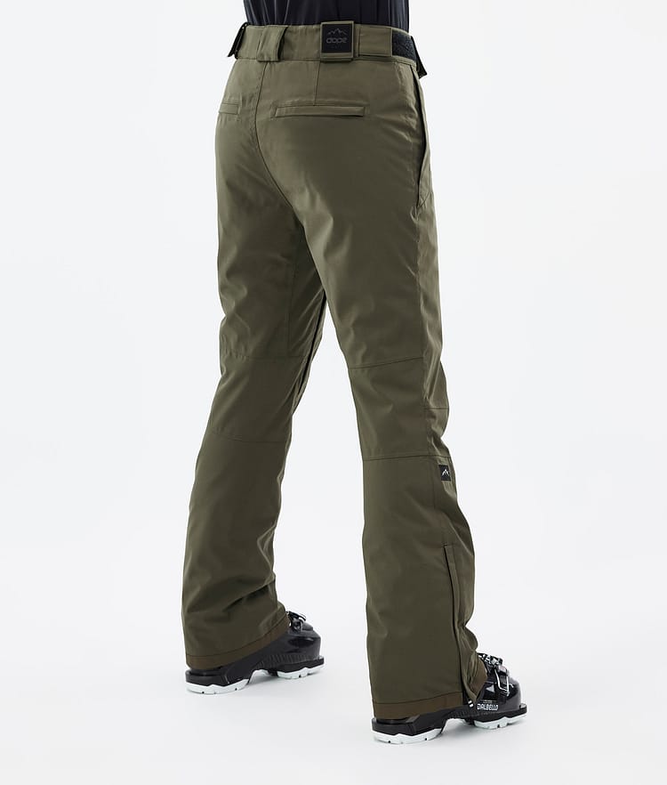 Con W 2022 Skihose Damen Olive Green