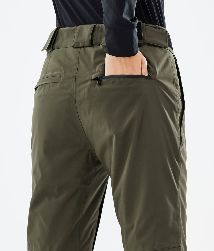 Con W 2022 スキーパンツ レディース Olive Green, 画像5 / 5