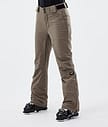 Con W 22 Pantalones Esquí Mujer Walnut