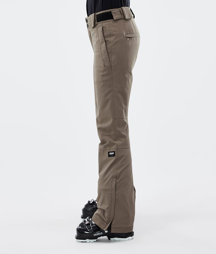 Dope Con W 2022 Pantalones Esquí Mujer Walnut - Marrón