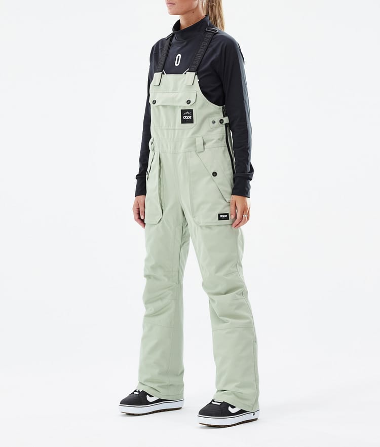 Notorious B.I.B W 2022 Pantaloni Snowboard Donna Soft Green Renewed, Immagine 1 di 6