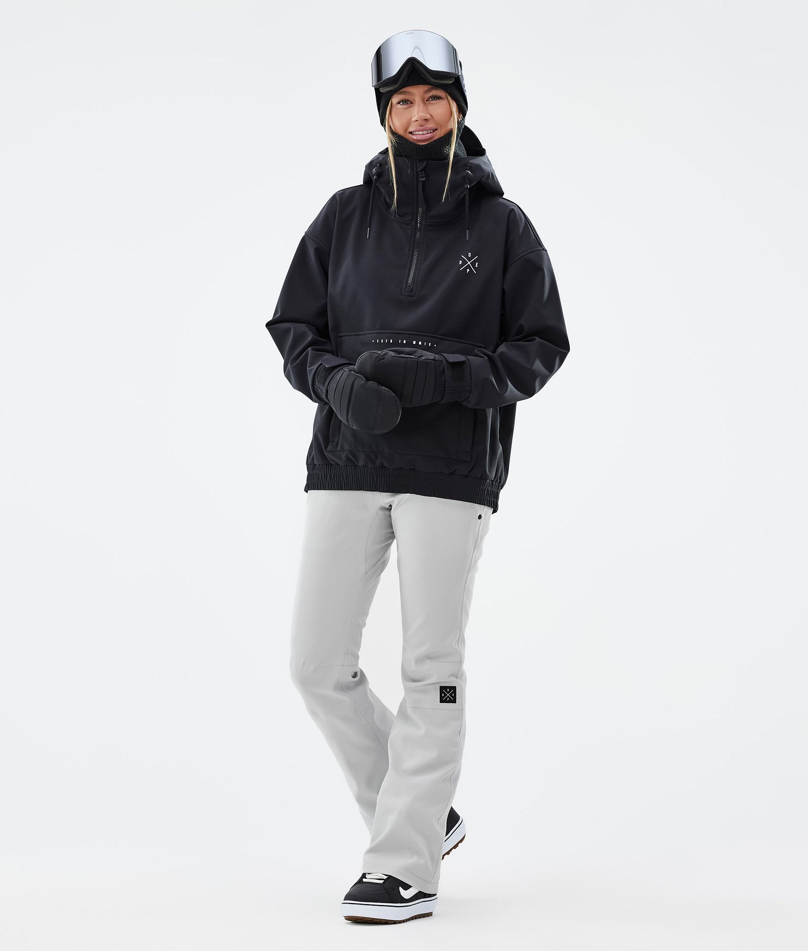 Tigress W Snowboard Broek Dames Light Grey Renewed, Afbeelding 2 van 6