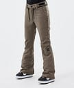 Tigress W Pantaloni Snowboard Donna Walnut