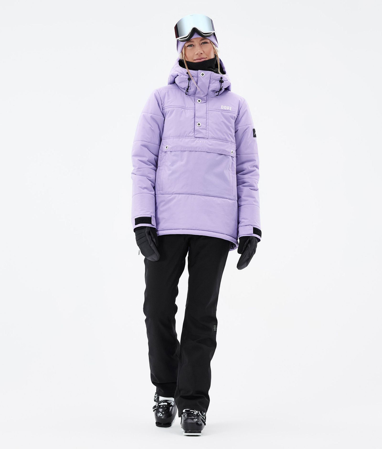 Puffer W Ski jas Dames Faded Violet, Afbeelding 3 van 9