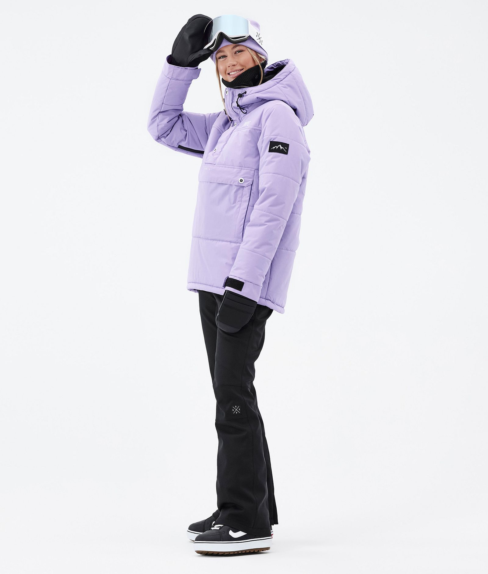 Puffer W Snowboard jas Dames Faded Violet