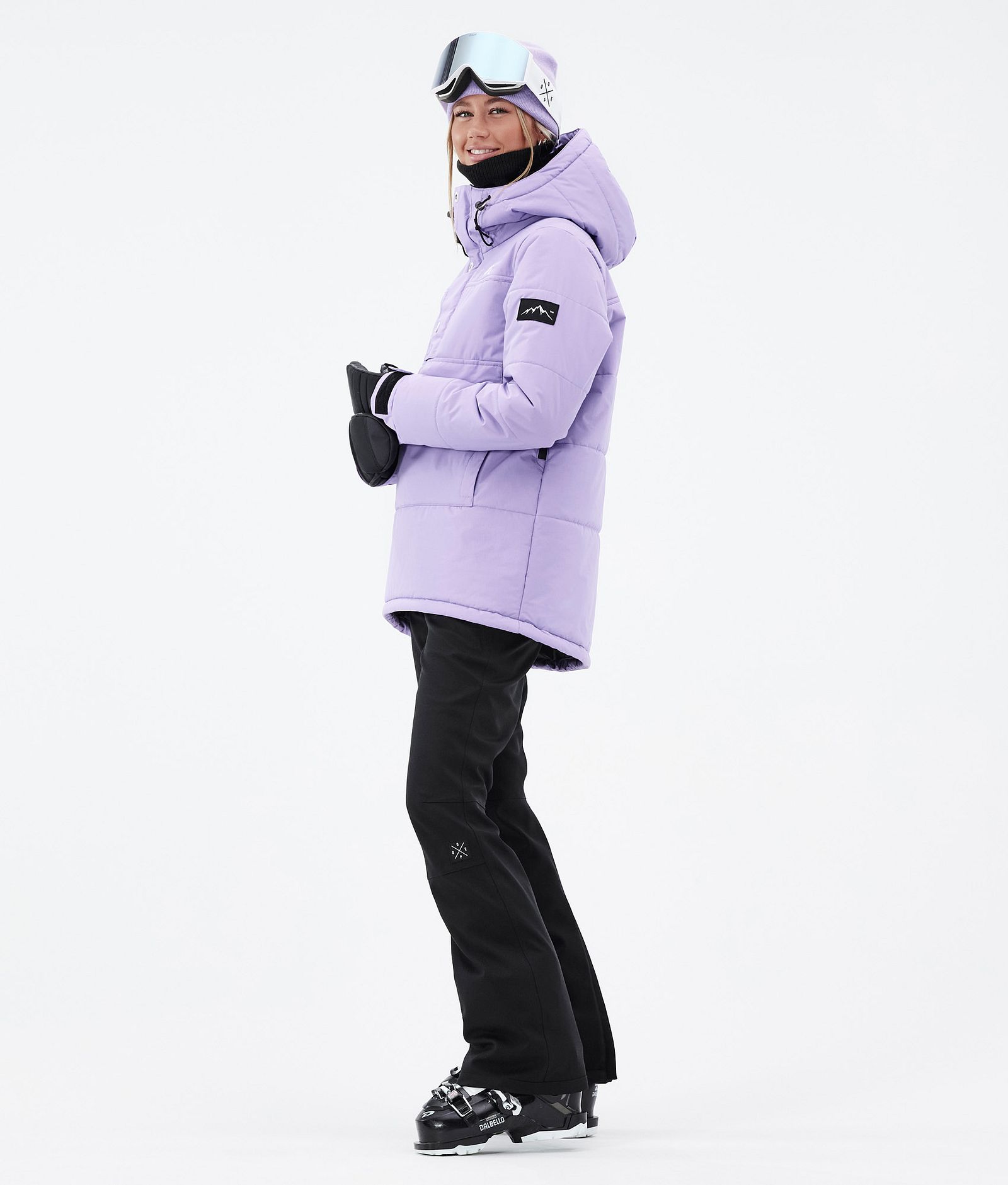 Puffer W Ski jas Dames Faded Violet, Afbeelding 4 van 9