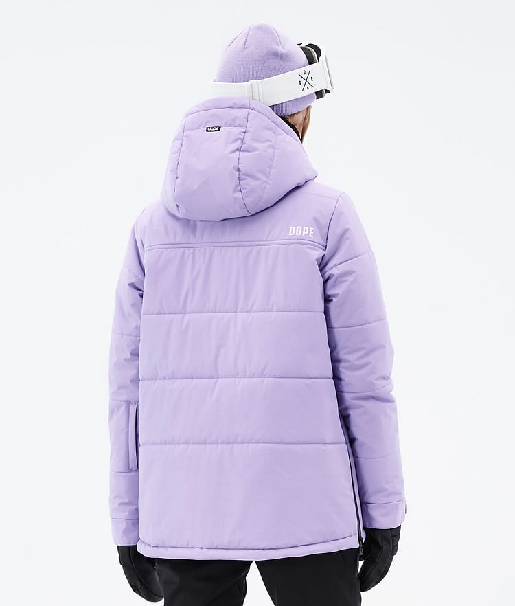 Puffer W Snowboard jas Dames Faded Violet Renewed, Afbeelding 7 van 9