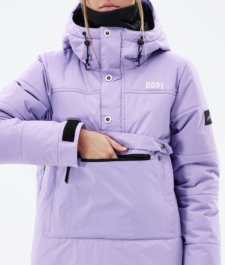 Puffer W 2023 Snowboard Jacket Women Faded Violet, Image 9 of 9