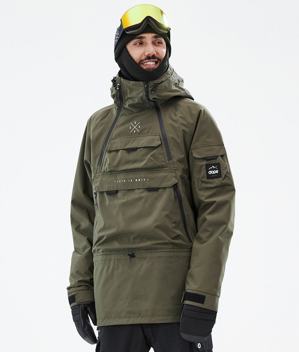 Akin Snowboard Jacket Men Olive Green