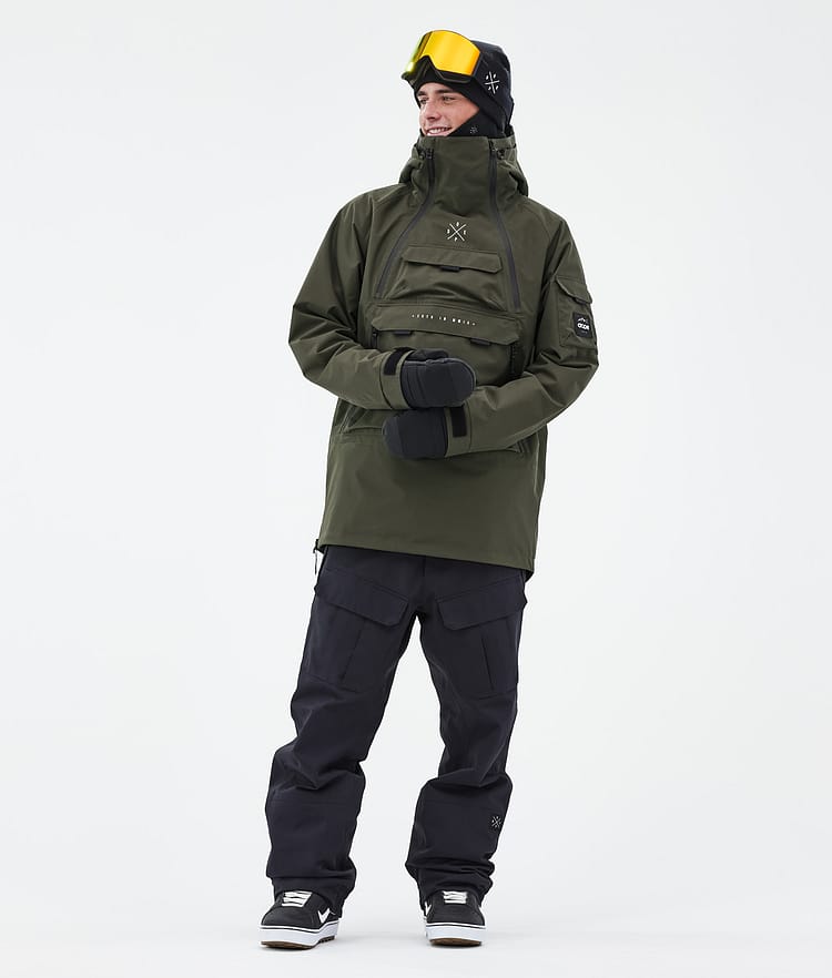 Akin Snowboard jas Heren Olive Green Renewed, Afbeelding 2 van 9