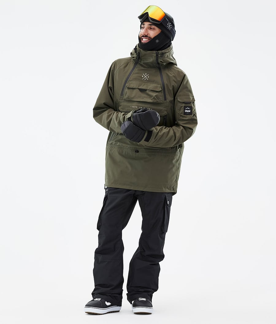 Akin Snowboard Jacket Men Olive Green