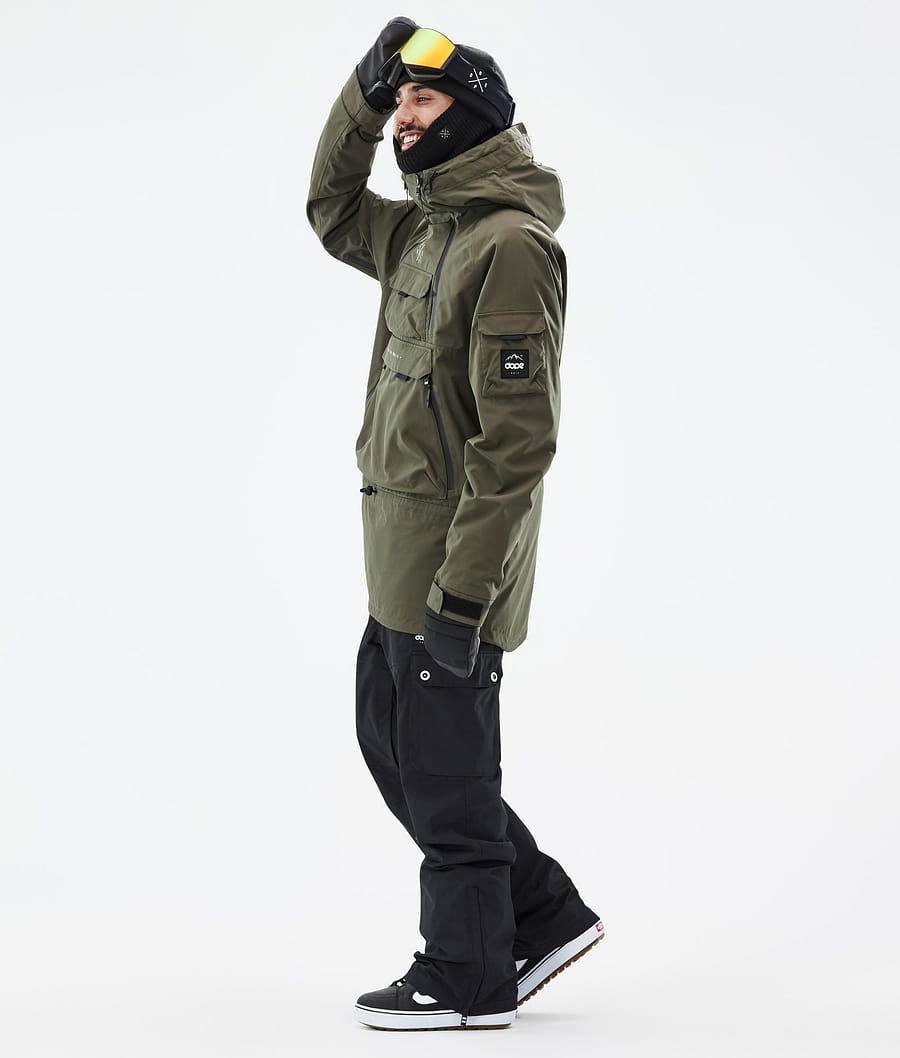 Akin Snowboard Jacket Men Olive Green