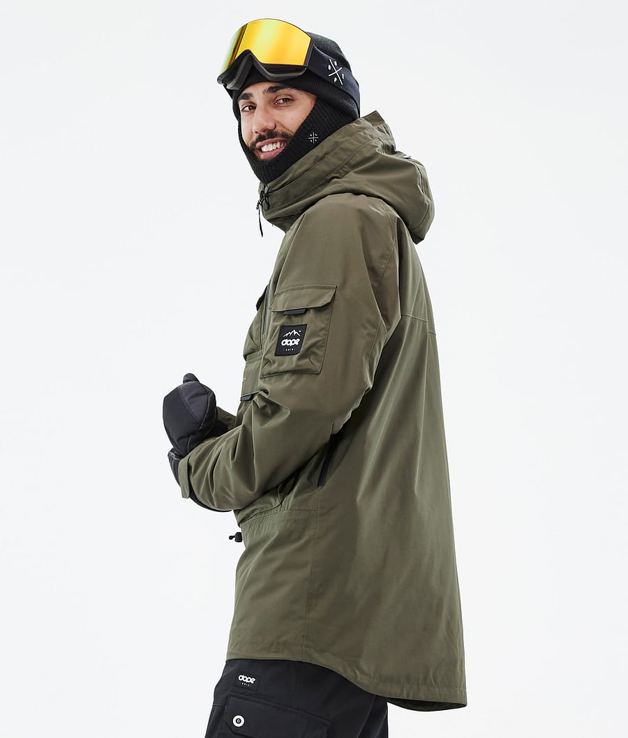 Akin Snowboard Jacket Men Olive Green