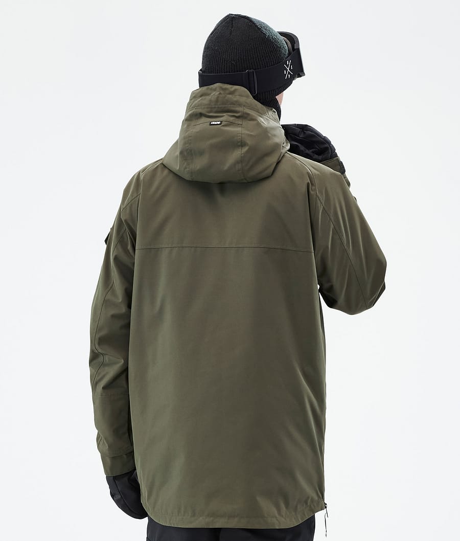 Dope Akin Snowboard Jacket Men Olive Green Dopesnow UK