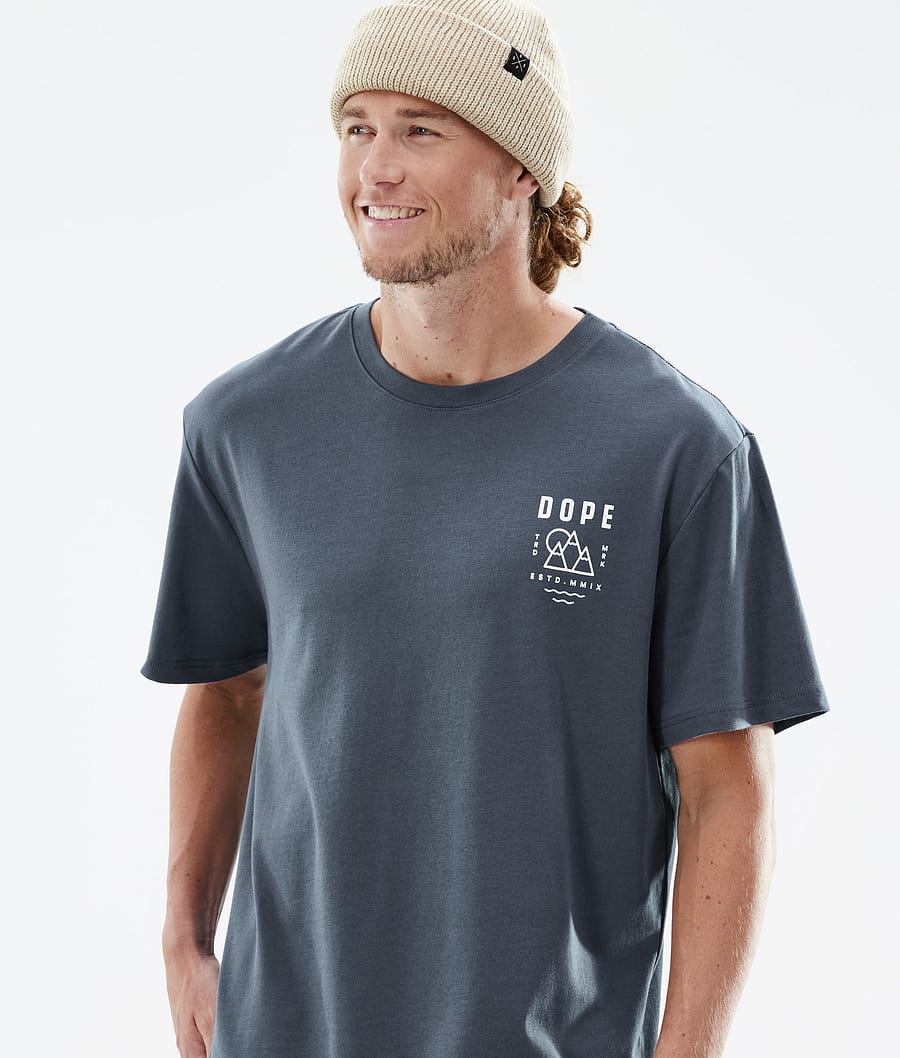 Standard T-shirt Men Summit Metal Blue