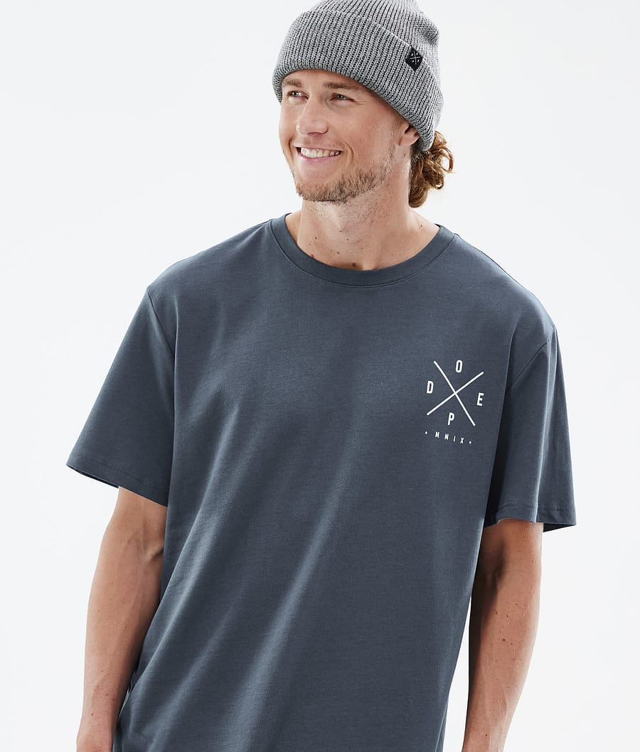Standard T-shirt Men 2X-Up Metal Blue
