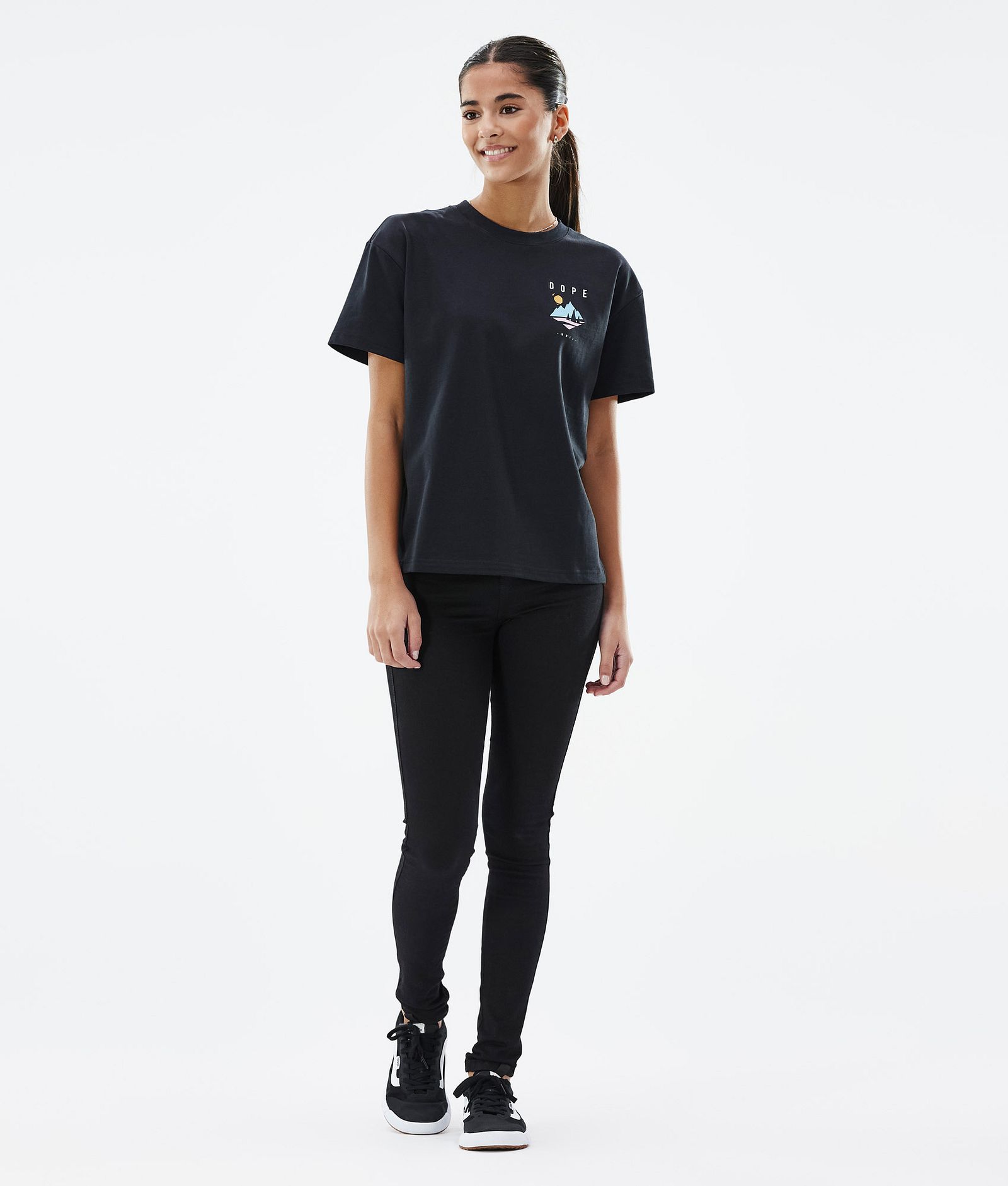 Standard W 2022 T-paita Naiset Pine Black
