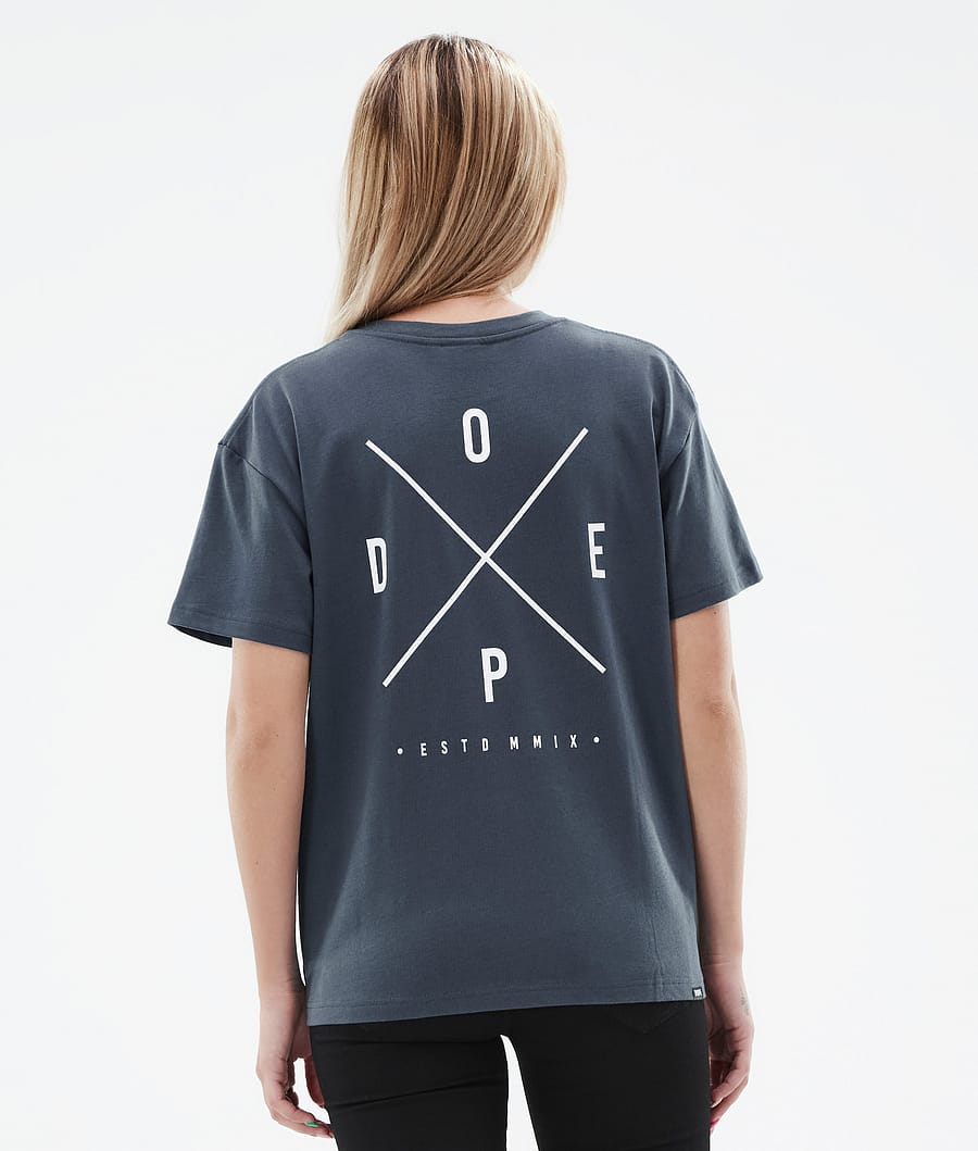 Standard W T-shirt Donna 2X-Up Metal Blue
