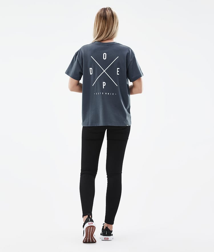 Standard W 2022 Tシャツ レディース 2X-Up Metal Blue, 画像4 / 5