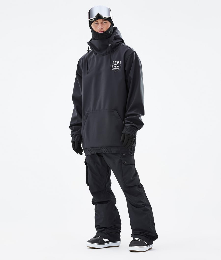 Dope Yeti Men's Snowboard Jacket Summit Black | Dopesnow.com