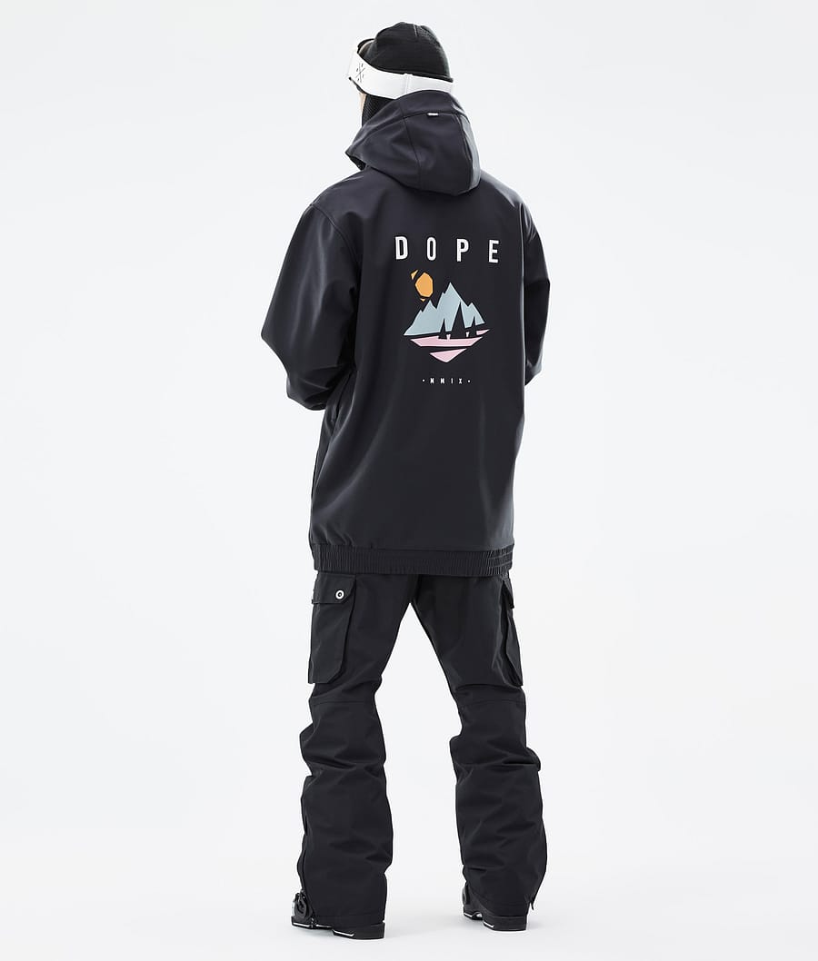 Dope Yeti Men's Ski Jacket Pine Black