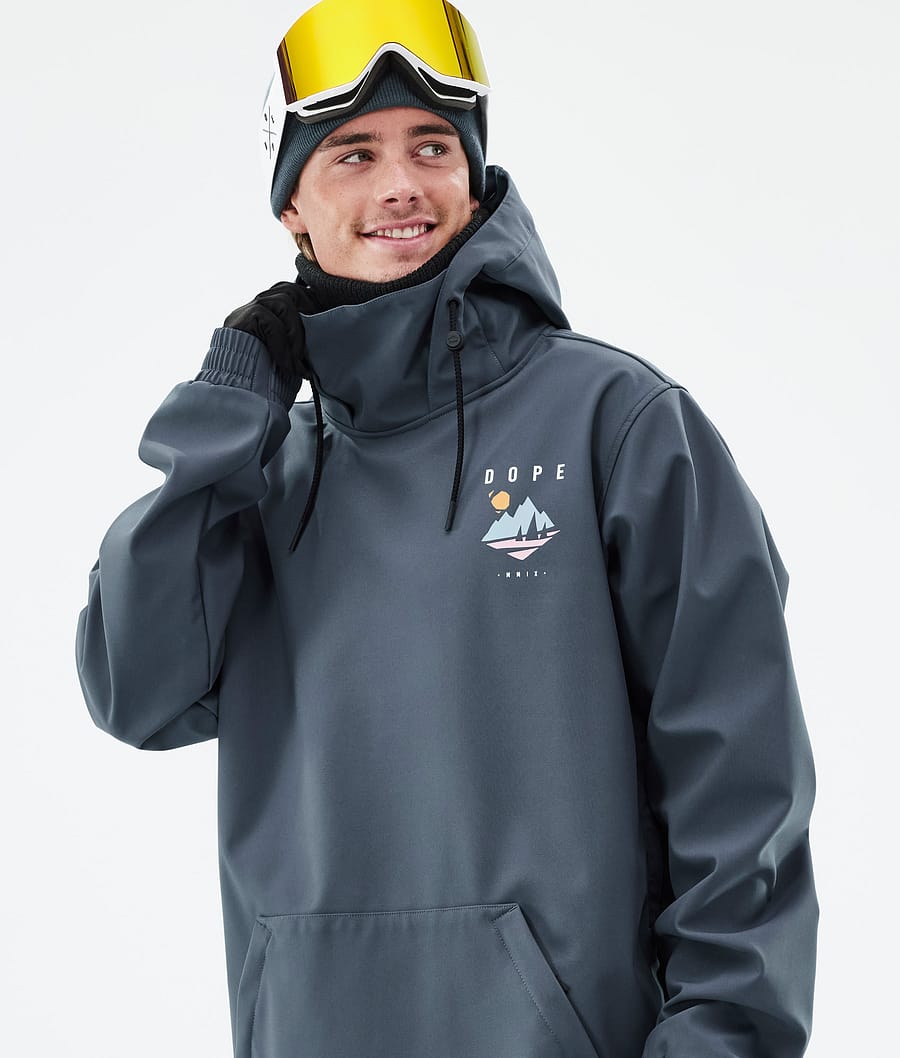 Yeti 2022 Snowboard Jacket Men Pine Metal Blue