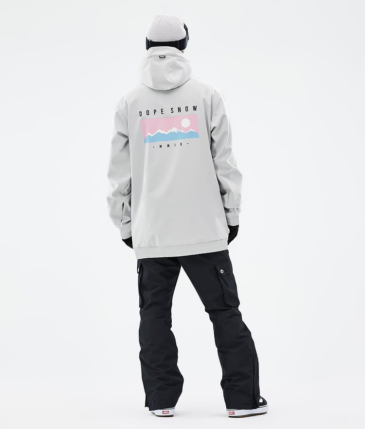 Yeti 2022 Kurtka Snowboardowa Mężczyźni Range Light Grey