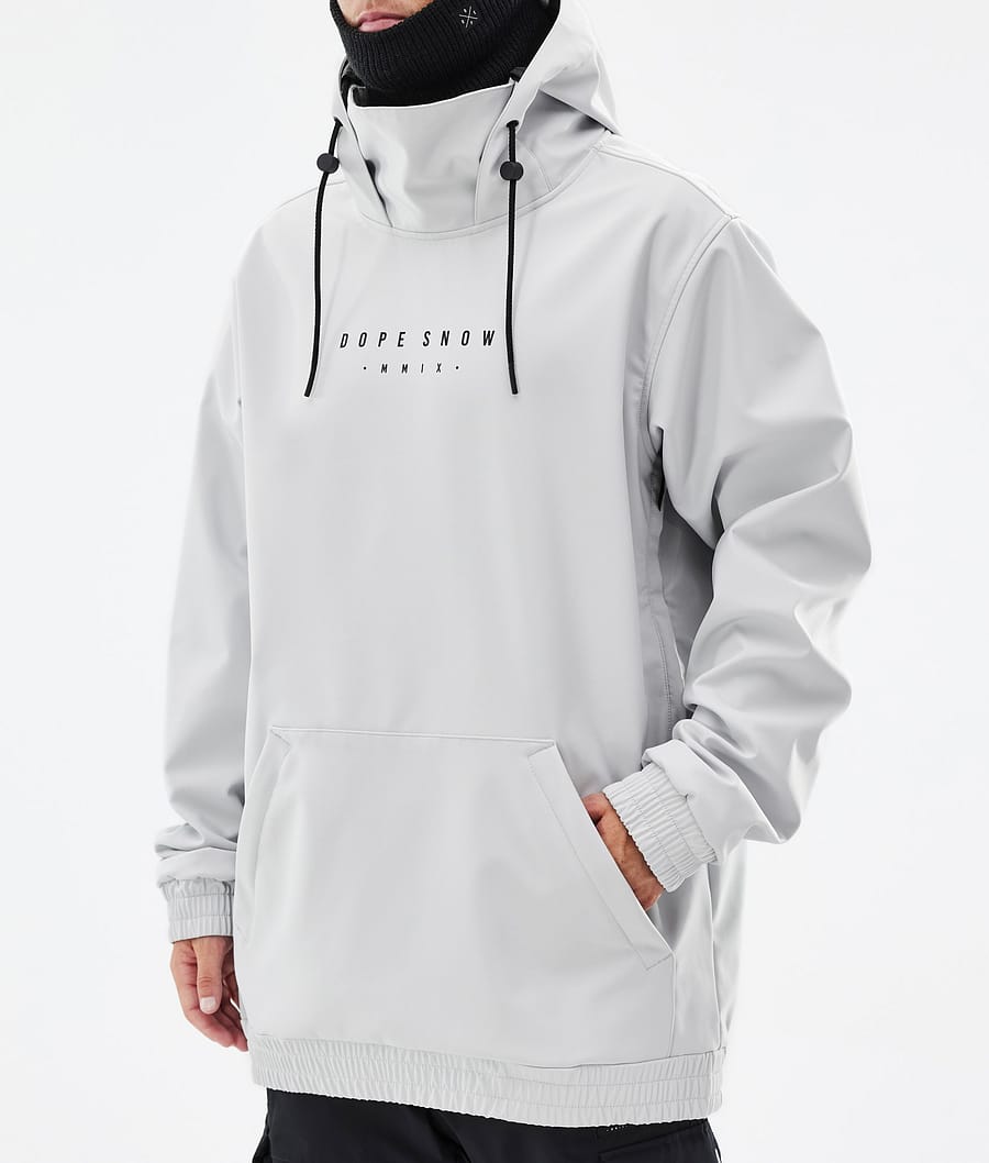 Dope Yeti Men's Ski Jacket Range Light Grey