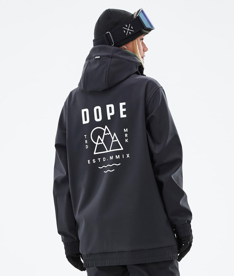 Yeti W 2022 Snowboardjakke Dame Summit Black