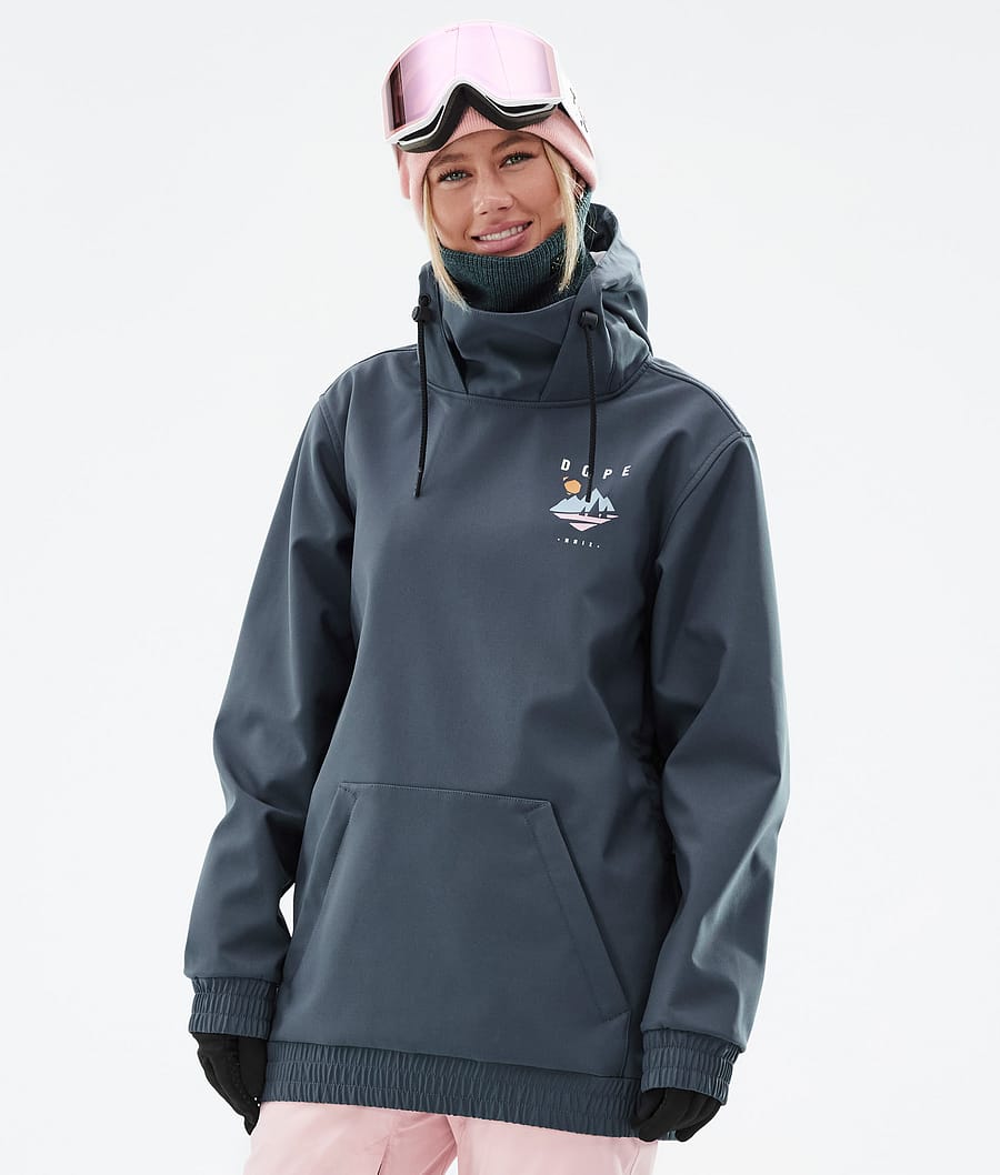 Yeti W 2022 Snowboard Jacket Women Pine Metal Blue