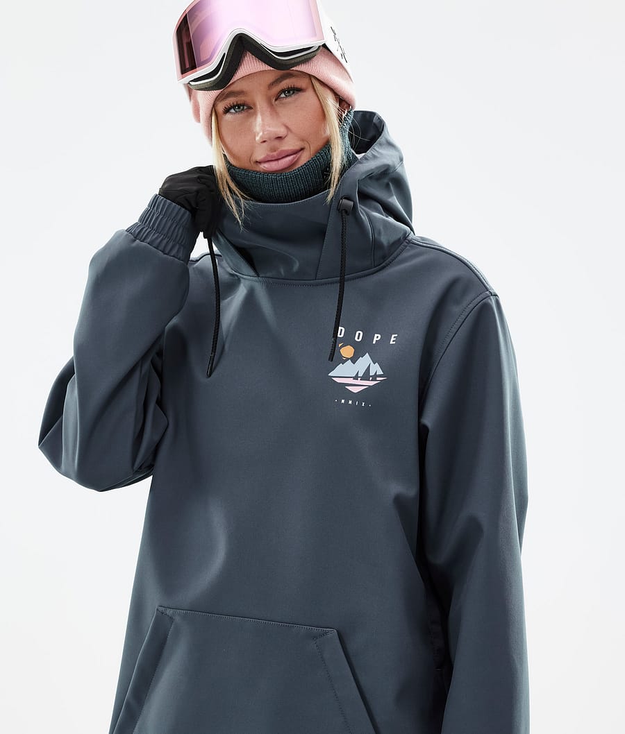 Yeti W 2022 Snowboard Jacket Women Pine Metal Blue