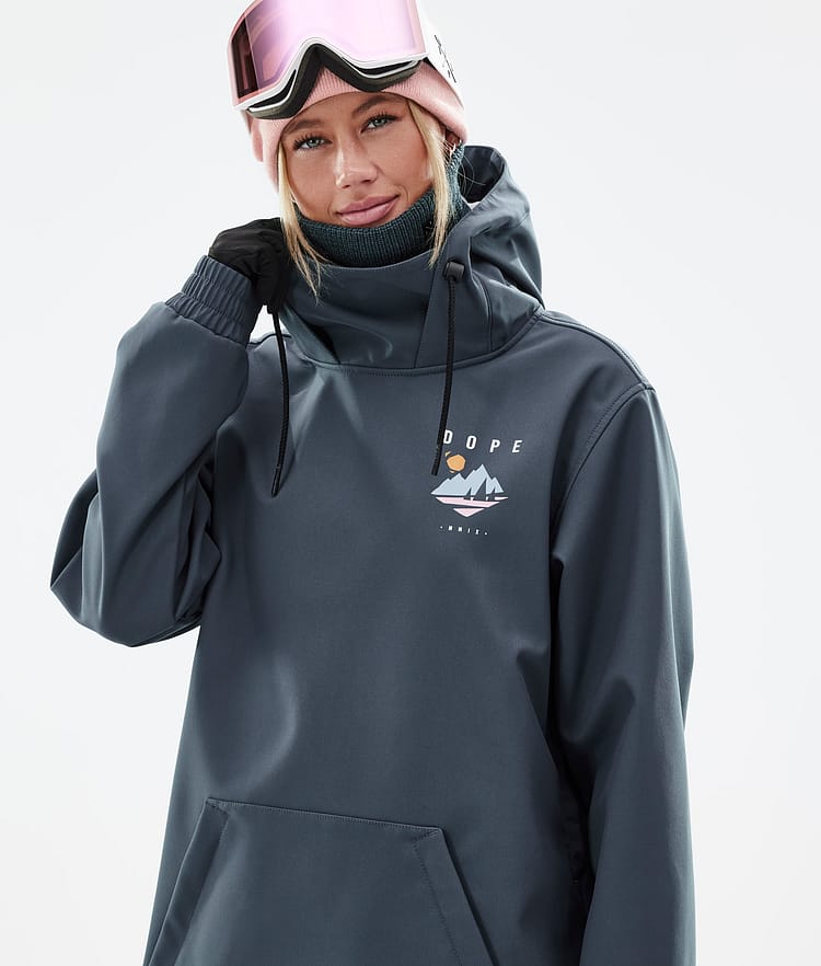 Yeti W 2022 Ski Jacket Women Pine Metal Blue