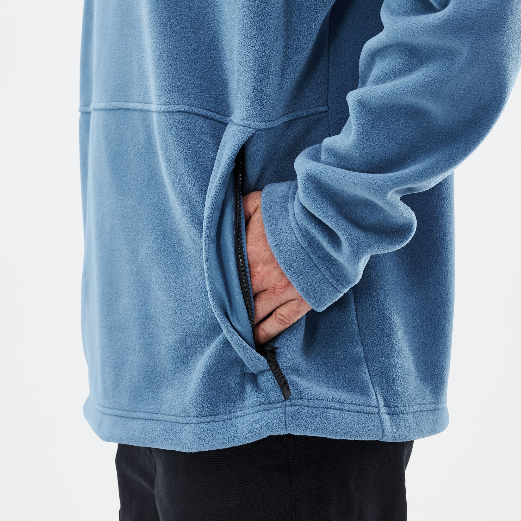 Dope Cozy II Fleece Hoodie Men Blue Steel | Dopesnow.com
