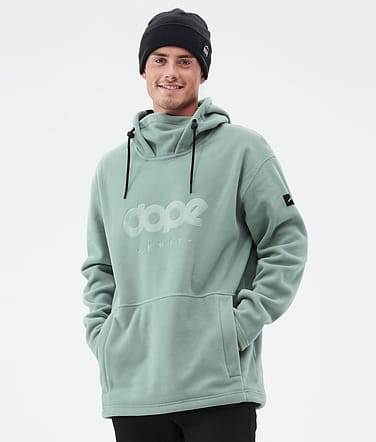 Cozy II Pile con Cappuccio Uomo Faded Green