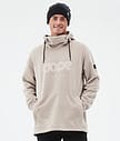 Cozy II Fleece-hoodie Herre Sand