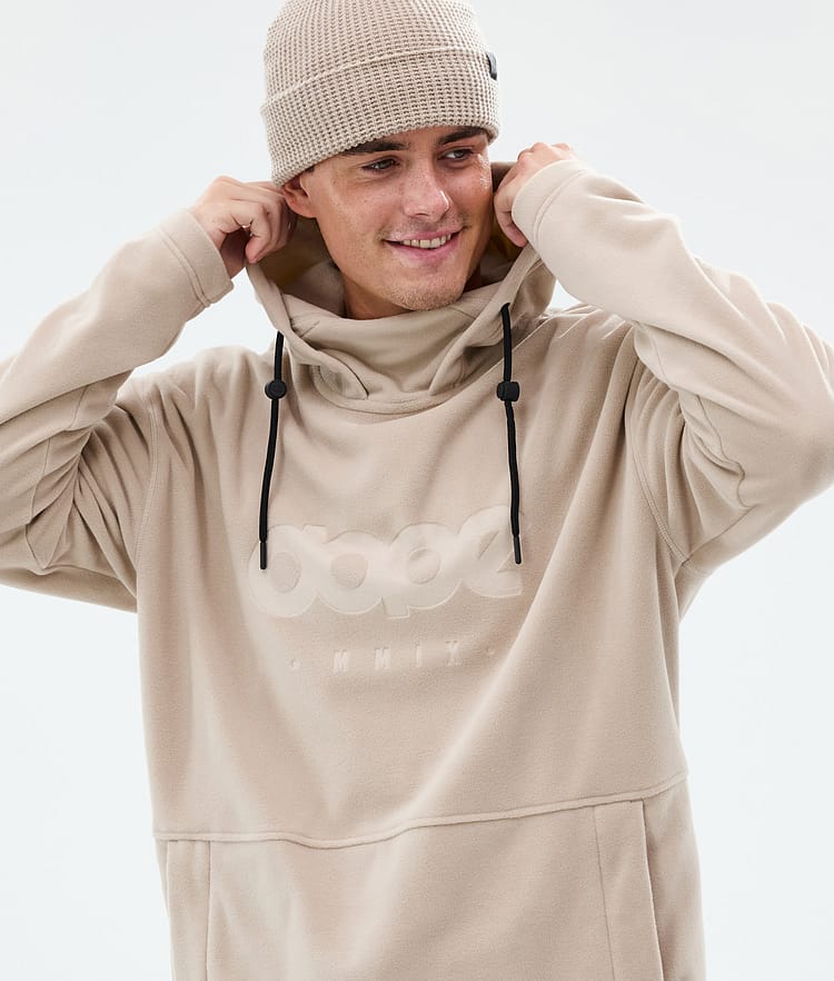 Cozy II Fleece Hoodie Men Sand Renewed, Image 2 of 7