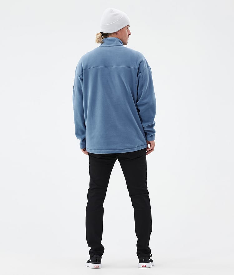 Comfy Fleece Sweater Men Blue Steel, Image 4 of 6