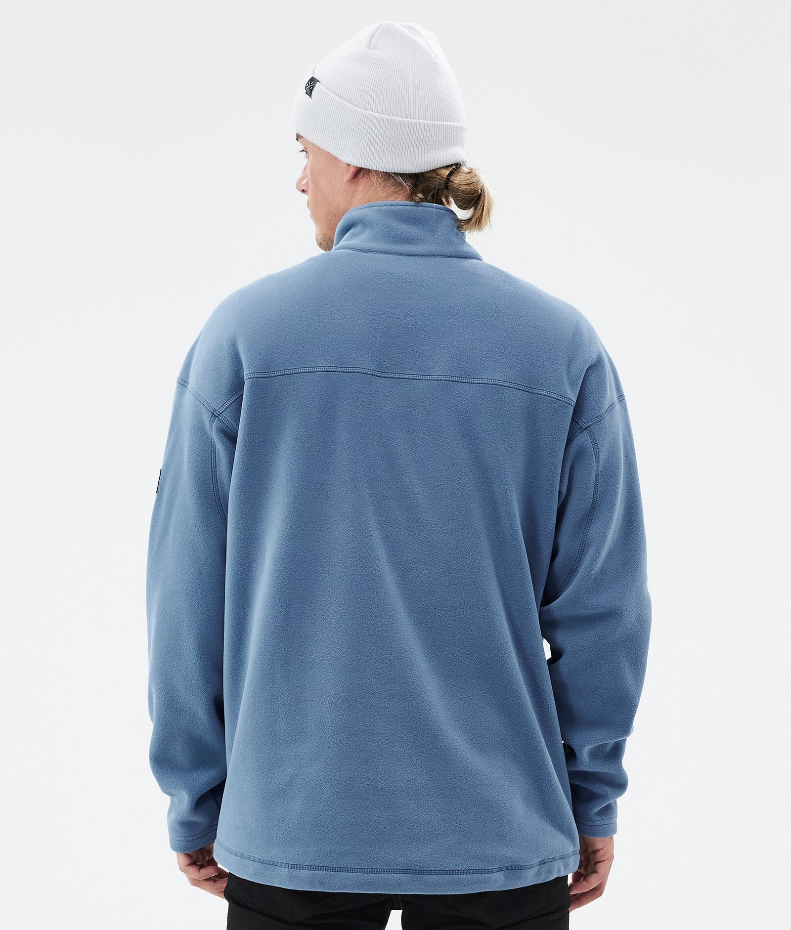 Comfy Fleece Sweater Men Blue Steel, Image 6 of 6