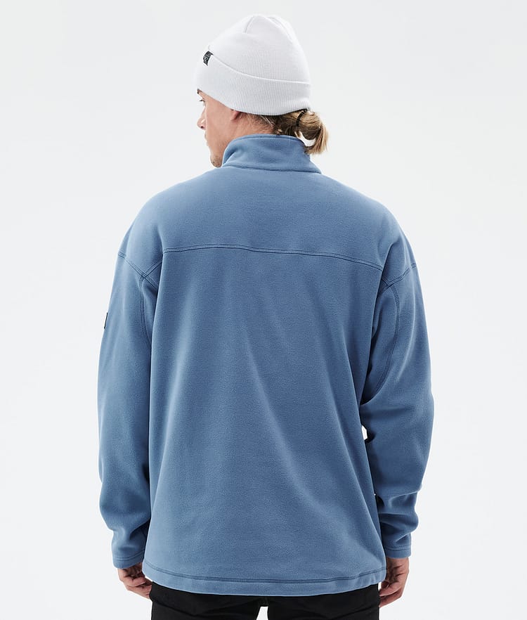 Comfy Fleece Sweater Men Blue Steel