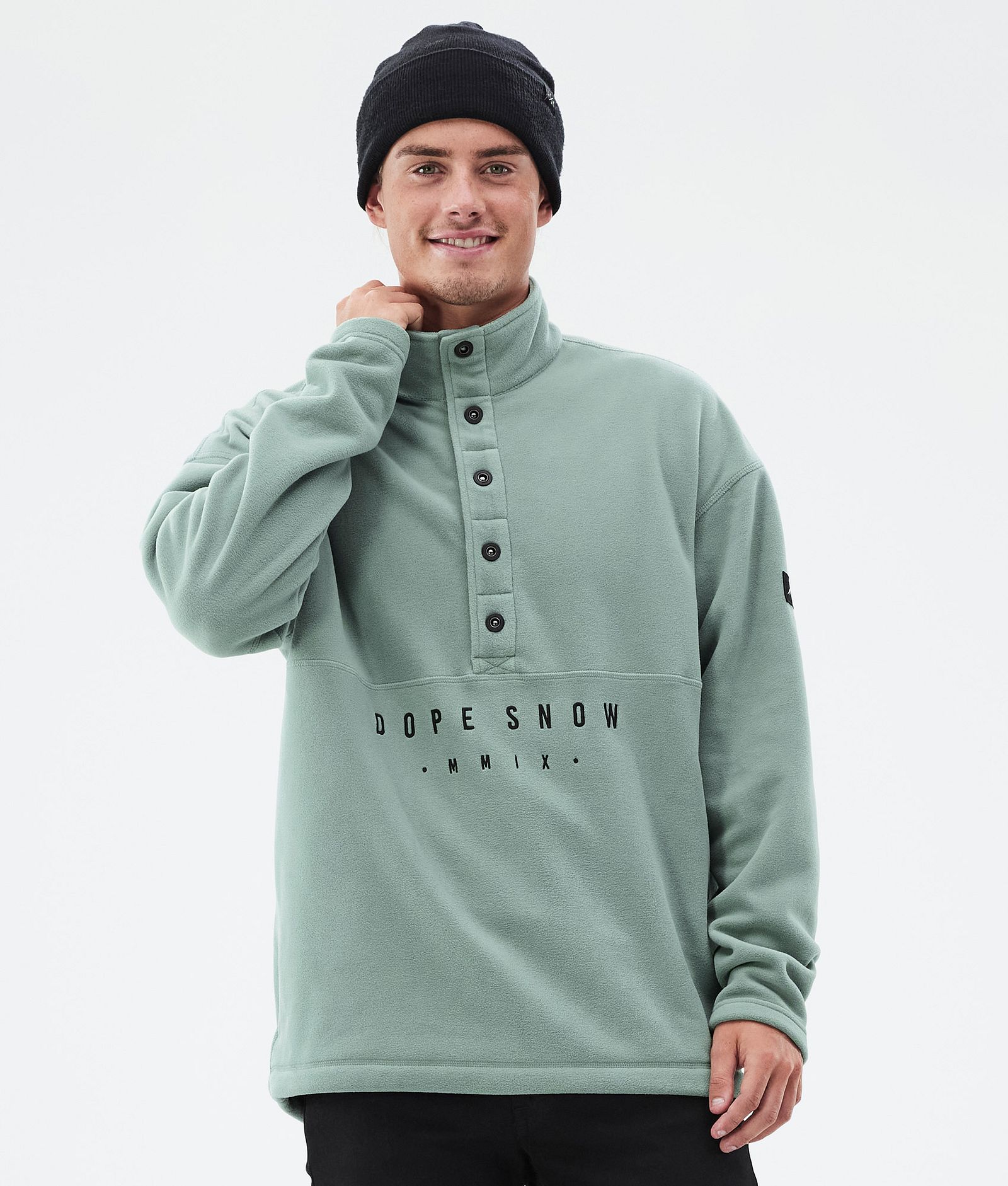 Comfy Fleecepullover Herren Faded Green, Bild 1 von 6