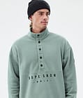 Comfy Fleecepullover Herren Faded Green, Bild 2 von 6