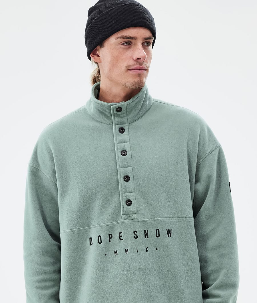 Comfy Felpa Pile Uomo Faded Green